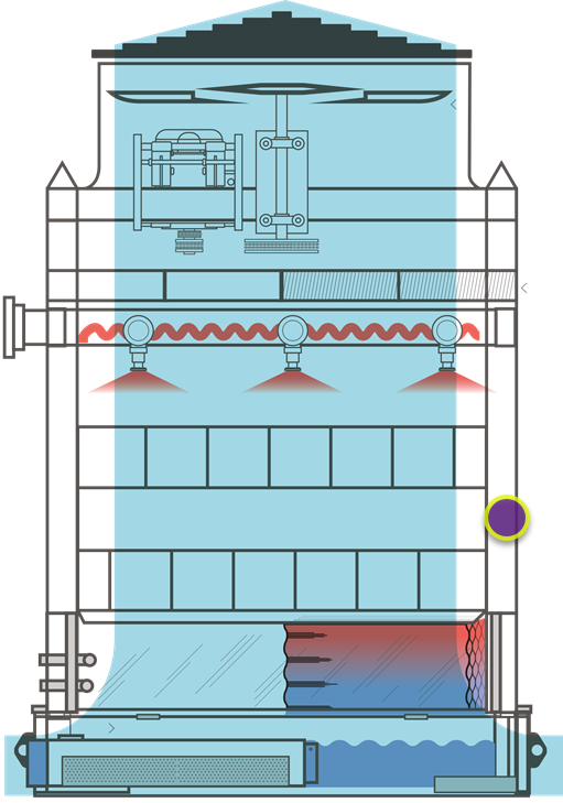 Estructura de fibra de vidrio