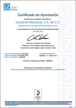 Torres ISO 9001:2015